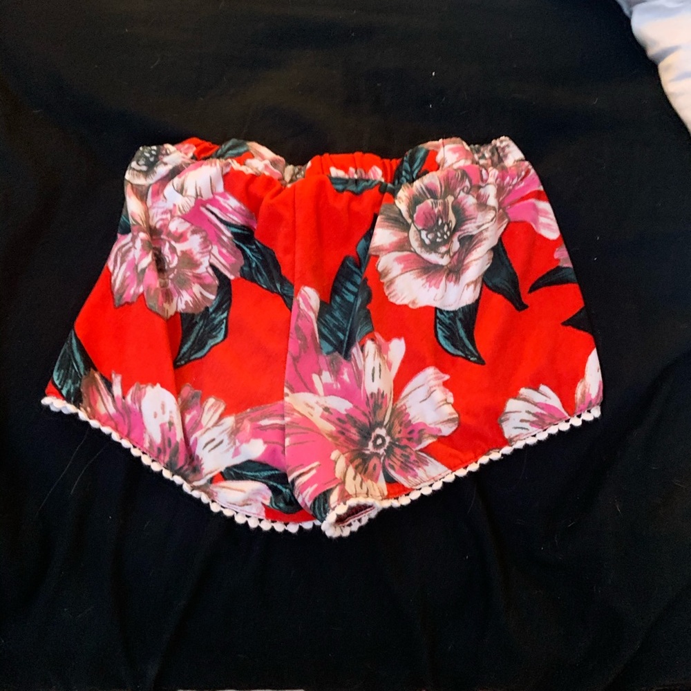 1st Kiss Girls Floral Shorts